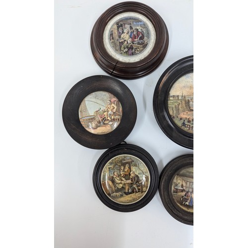 188B - A Collection Of Prattware Jar Lids