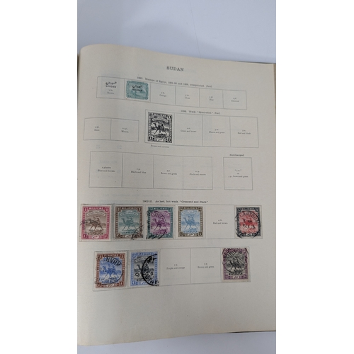 342 - A New Ideal Stamp Album Including a MINT 1d Black (Penny Black) Org Gum