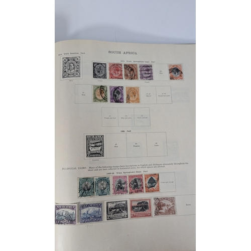 342 - A New Ideal Stamp Album Including a MINT 1d Black (Penny Black) Org Gum