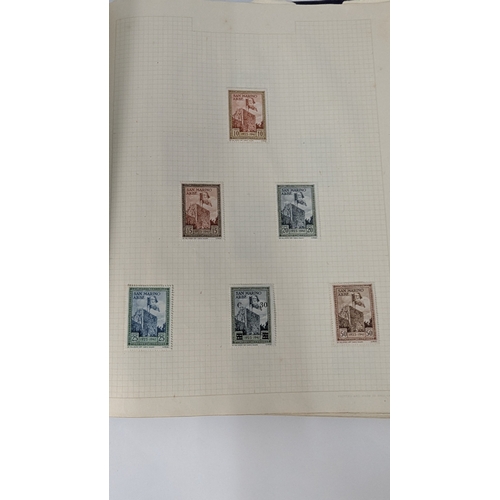 349 - An Album of Mint Italian Stamps. Hitler and Mussolini etc