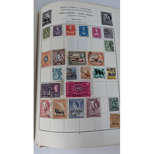 355 - An Album of Worldwide Stamps - Clean - Good German States, Hitler, Penny Reds