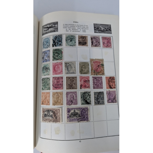 355 - An Album of Worldwide Stamps - Clean - Good German States, Hitler, Penny Reds