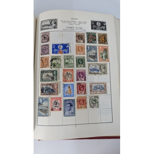 355 - An Album of Worldwide Stamps - Clean - Good German States, Hitler, Penny Reds