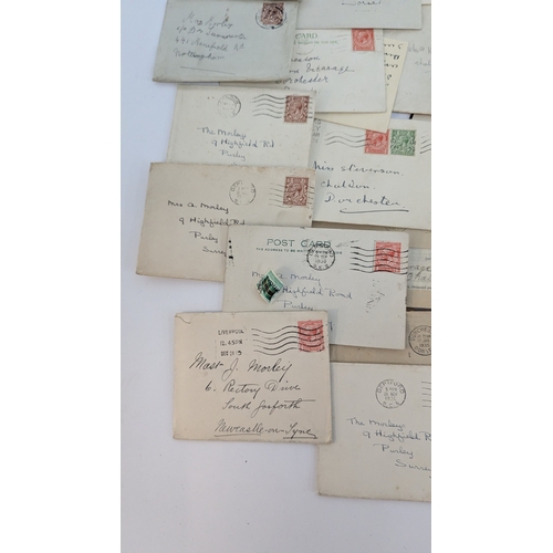 367 - A Large Quantity of GB Envelopes and Letters - Queen Victoria and George V Stamps