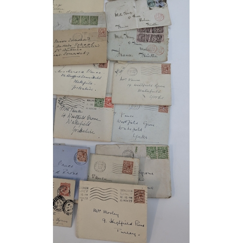 367 - A Large Quantity of GB Envelopes and Letters - Queen Victoria and George V Stamps