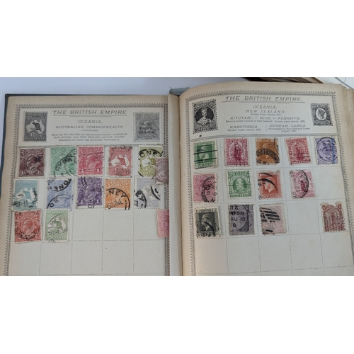 373 - The Roland Hill Postage Album and 4 x Others, GB Queen Victoria and Worldwide