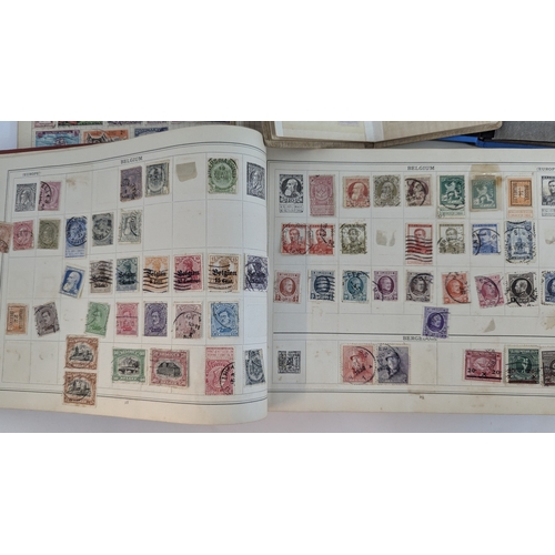 374 - An Assortment of Schoolboy Stamp Albums, British Commonwealth and Worldwide