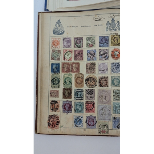 375 - 3 x British Empire, Commonwealth and Worldwide Stamp Album