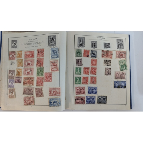 375 - 3 x British Empire, Commonwealth and Worldwide Stamp Album