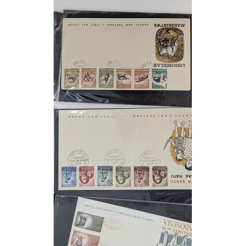 379 - 10 x Indonesian 1961 First Day Covers