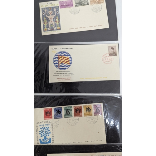 379 - 10 x Indonesian 1961 First Day Covers