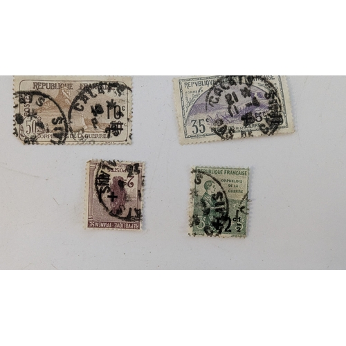 382 - A French Red Cross Stamp and Others