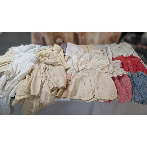 2365 - A Large Quantity of Vintage Baby and Childs Clothing inc. Lace, Wool and Satin,  Daywear and Nightwe... 