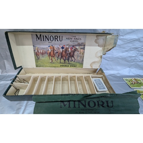 1750 - Vintage Horse Racing Games - Sandown And Minoru 'The New Race Game'