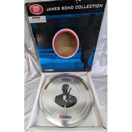 1844 - A James Bond Canister Set - Corgi James Bond Collection Containing A Selection Of Vehicles From The ... 