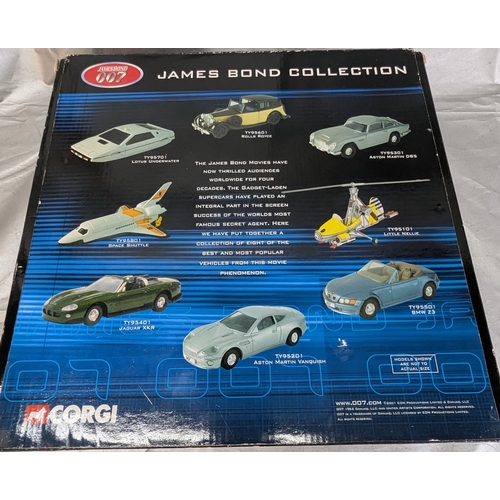 1844 - A James Bond Canister Set - Corgi James Bond Collection Containing A Selection Of Vehicles From The ... 