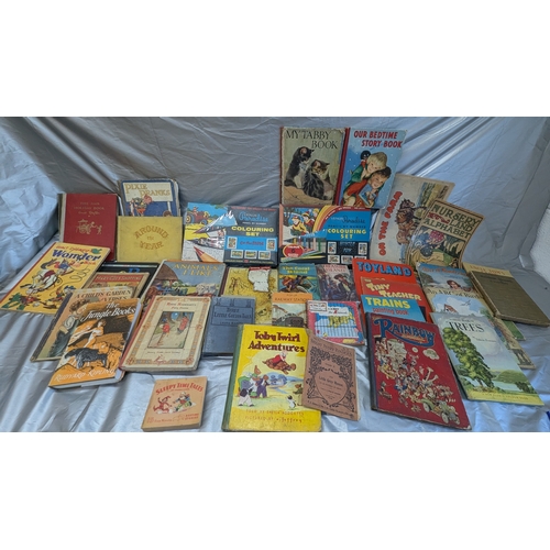 902 - A Box Of Antique And Vintage Children's Books