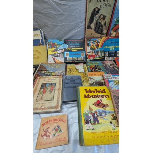 902 - A Box Of Antique And Vintage Children's Books