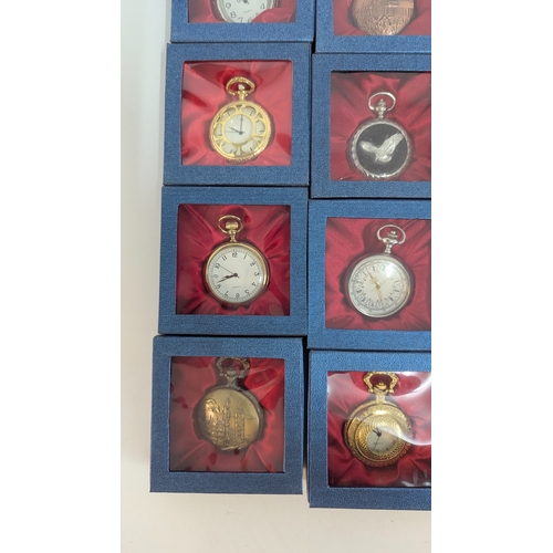 692 - A Collection of 30 x Classic Pocket Watches - Boxed with Collectors Guide