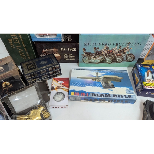 693 - A Large Quantity of Novelty Lighters inc. Submarine, Motor Bikes, Cannon etc.