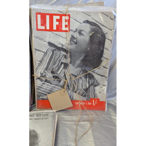 811 - Life Magazine (VSA) 46 Issues - 1939-54 And 6 Others 1911-1992