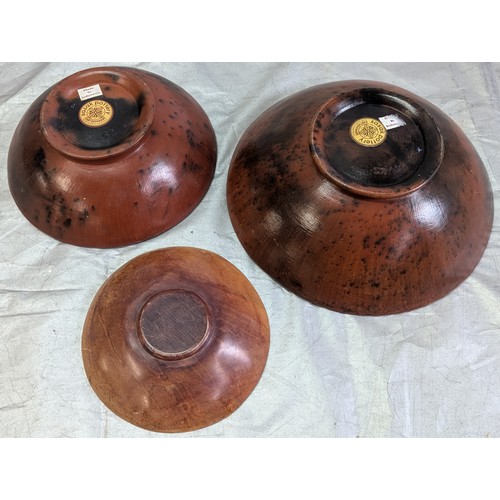 813 - 2 Indonesian And One African Bowls