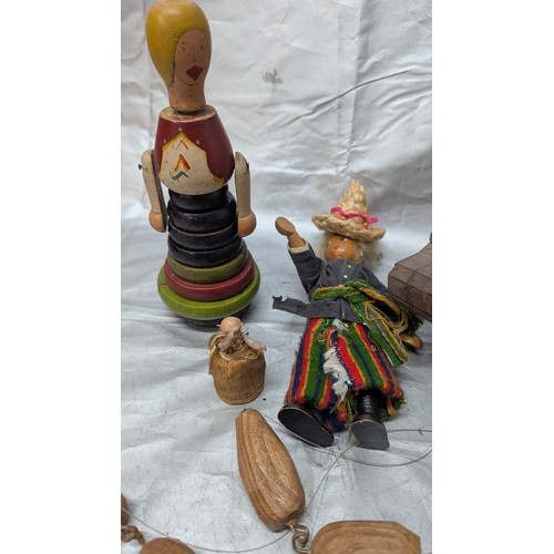 1798 - Selection Of Vintage / Antique Wooden Toys