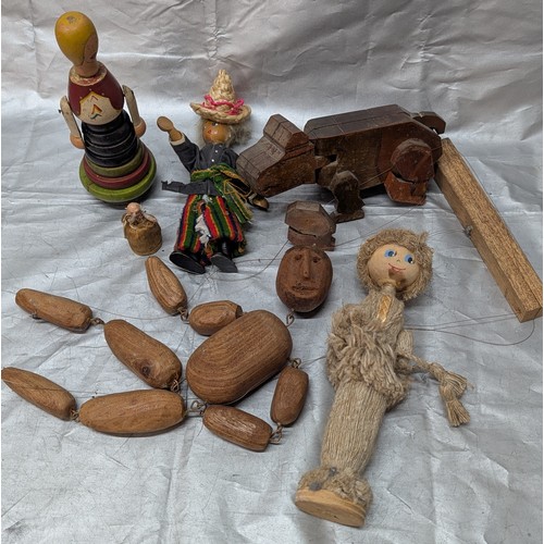 1798 - Selection Of Vintage / Antique Wooden Toys