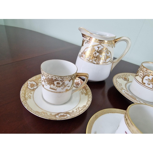 75 - Collection of Antique Noritake Porcelain Cups & Saucers, in Various Patterns, Together with Noritake... 