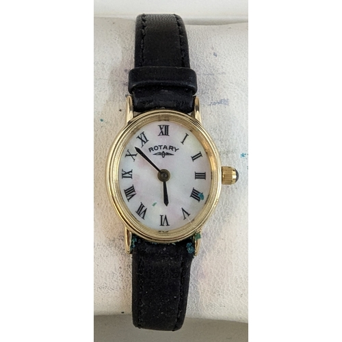 239B - A Ladies Rotary Watch With Pearlescent Face