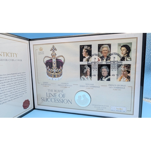 291 - The Royal Line of Succession Coin Cover 1/450