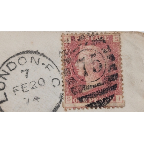 331 - An Assortment Of Victorian Letters And Postal History Including Australian Q.V. 6d Blue Etc.