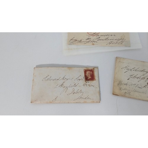 331 - An Assortment Of Victorian Letters And Postal History Including Australian Q.V. 6d Blue Etc.