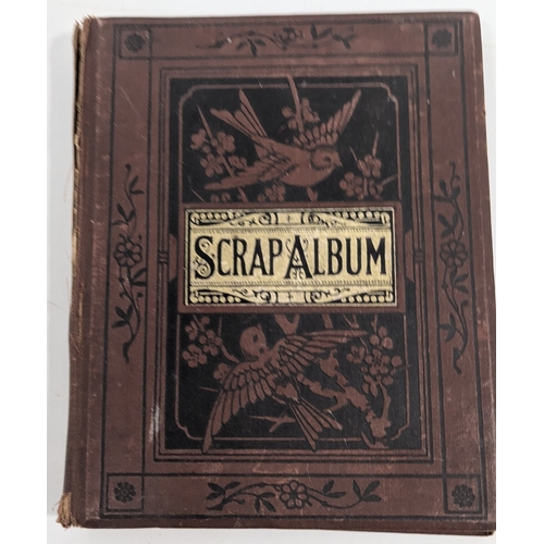 408 - An Antique Scrapbook Of Wax Seals, Signatures And Crests