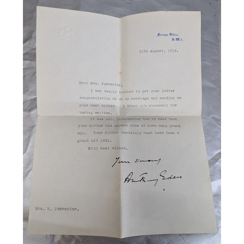 420 - 1952 Anthony Eden Letter