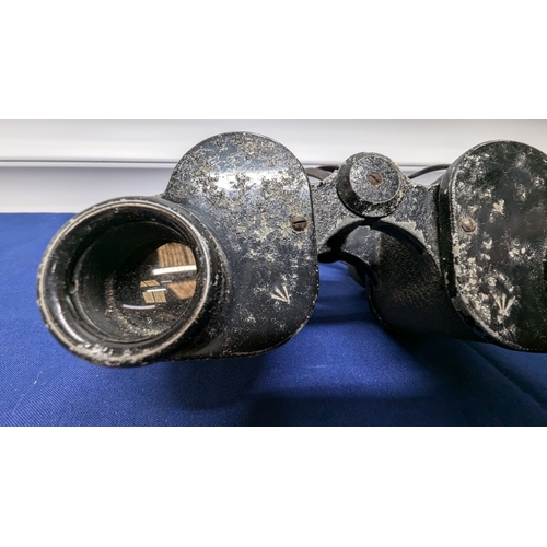 508 - A Pair of Military Binoculars with Ordinance Mark