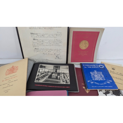 518 - An O.B.E. Medal And Nigerian Ports Authority Medal And Ephemera Of E.C.W. Howard O.B.E.