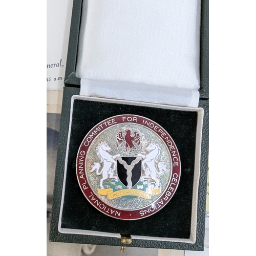 518 - An O.B.E. Medal And Nigerian Ports Authority Medal And Ephemera Of E.C.W. Howard O.B.E.