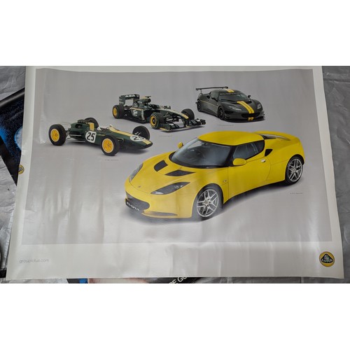 598 - Vintage Lotus And Esso Posters