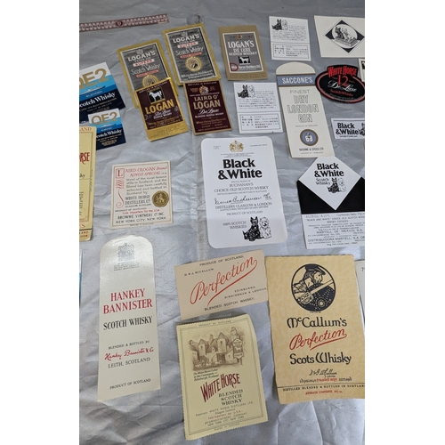 605 - Assorted Unused Whiskey Bottle Labels And Others