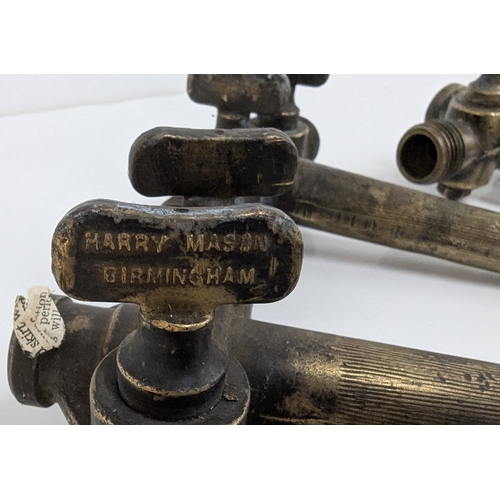 643 - An Assortment Of Brass Beer Taps, Harry Mason Birmingham