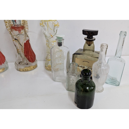 665 - A Collection Of Bottles, Antique Pop, Schweppes Etc.