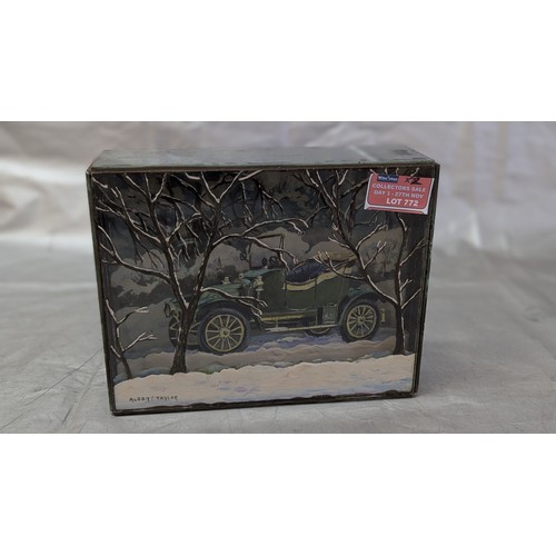 772 - Albert Taylor Veteran Car 3D Picture, And London Paperweight