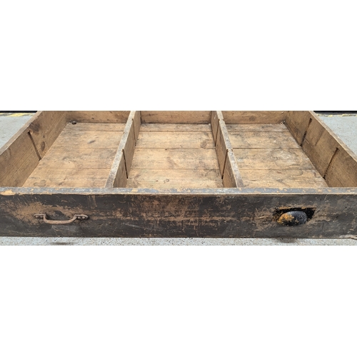 878 - 3x 'Military' Drawers Made From Ammunition Crates - Originally Believed To Have Come From Yeovilton