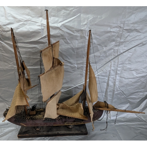 1072 - 4 x Wooden Ships including a Clipper, Trawler and more