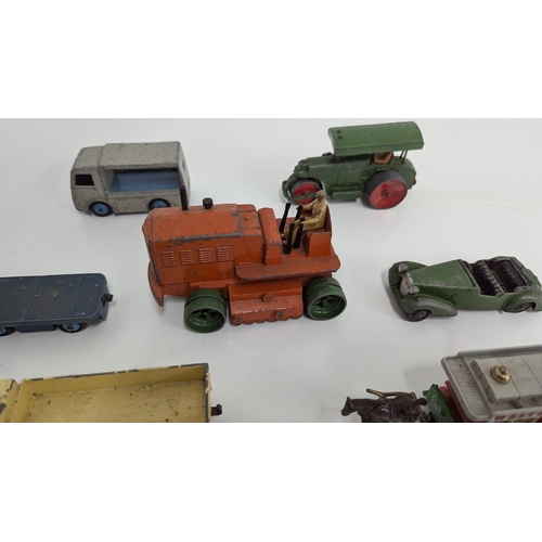 1075 - A Dinky Supertoys 563 Heavy Tractor And Other Die Cast Metal Toys