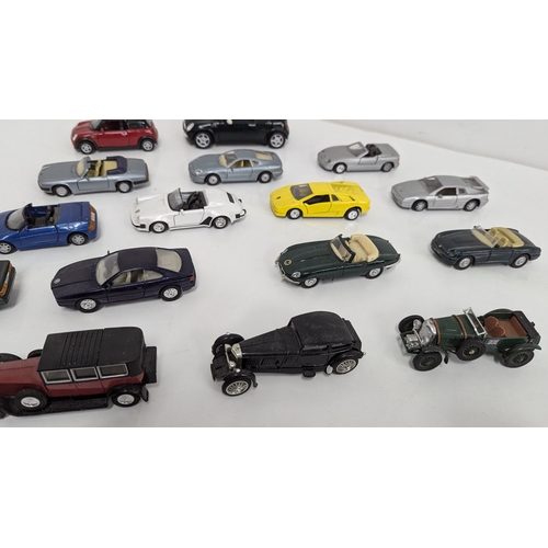 1076 - An Assortment Of Die Cast Metal Cars Metal Cars And Aeroplanes - Corgi, Maitso, Matchbox Etc.