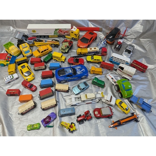 1172 - Mixed Box Of Playworn Toys