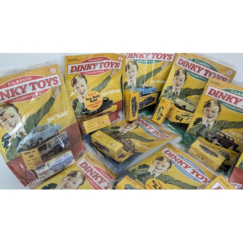 1200 - A Collection of De Agostini Dinky Toy Classic Collection Magazines and Cars x 29