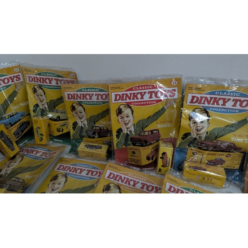 1200 - A Collection of De Agostini Dinky Toy Classic Collection Magazines and Cars x 29